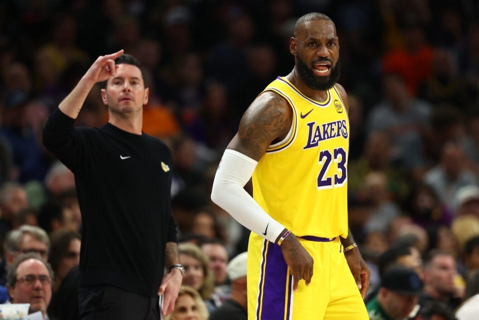nba直播-湖人季后赛G4遭驱逐风波：詹姆斯质疑裁判双标